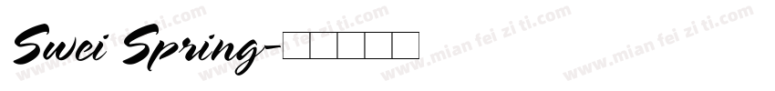 Swei Spring字体转换